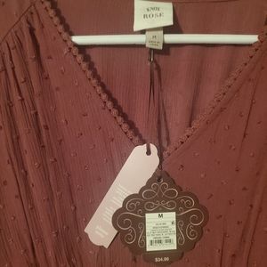 Knox Rose mauve medium bohemian dress